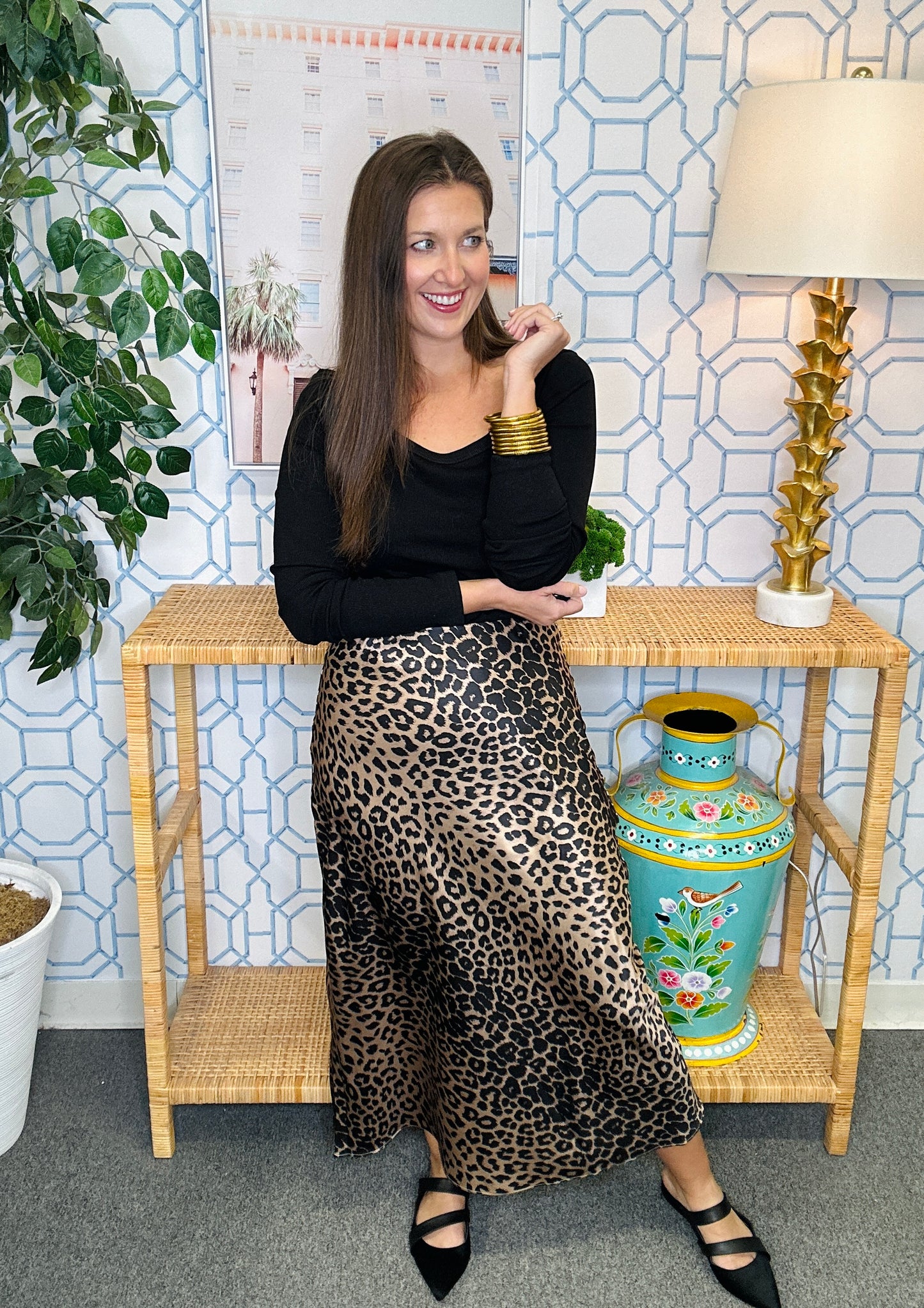 The Satin Lush Skirt