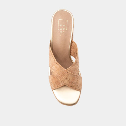 The Cork Eleanor Heels