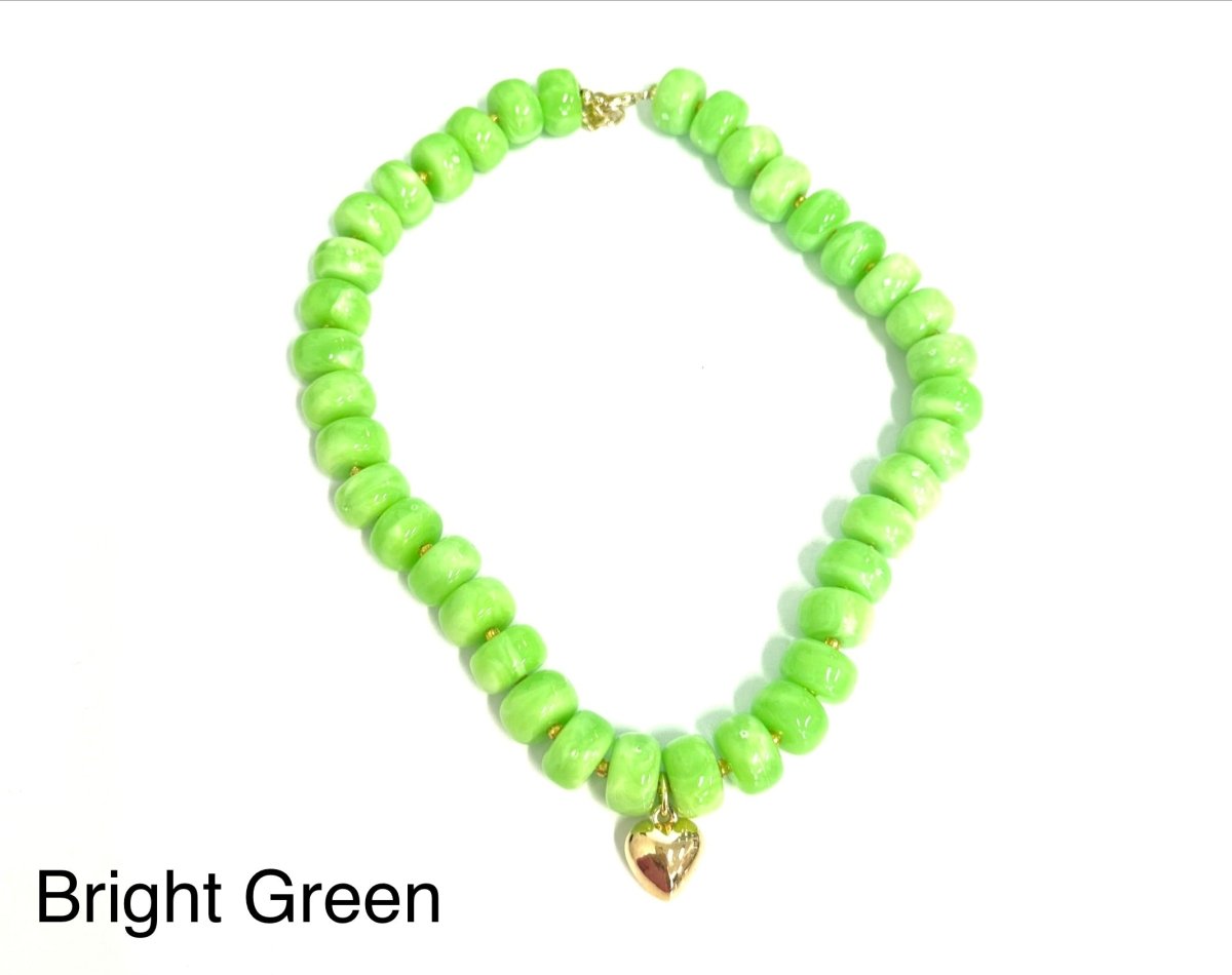 The Steal Candy Heart Necklace-21 Colors