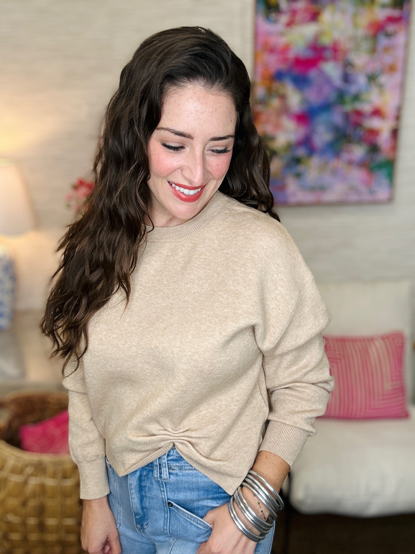 The Knotted Champ Sweater-4 Colors