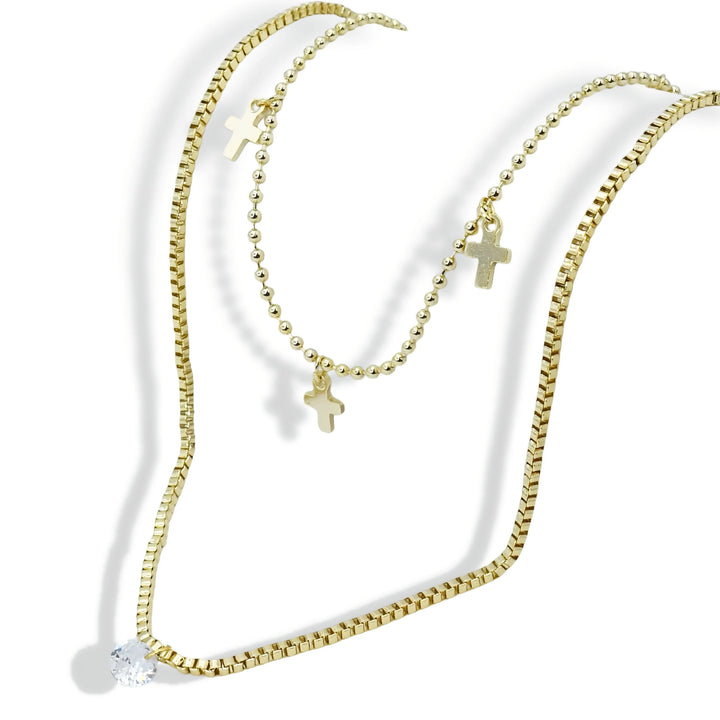 The STEAL Faithful Layers Necklace