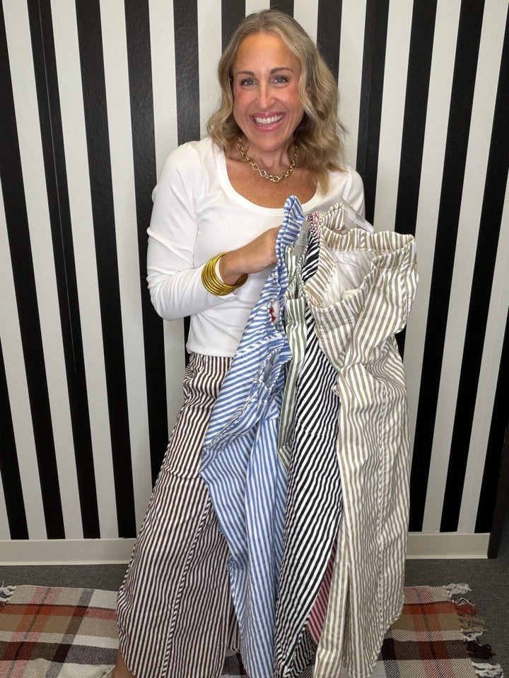 The Loverboy Striped Pants in 6 Colors