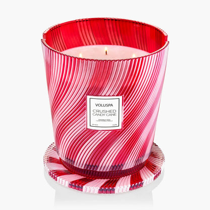 Crushed Candy Cane Candles