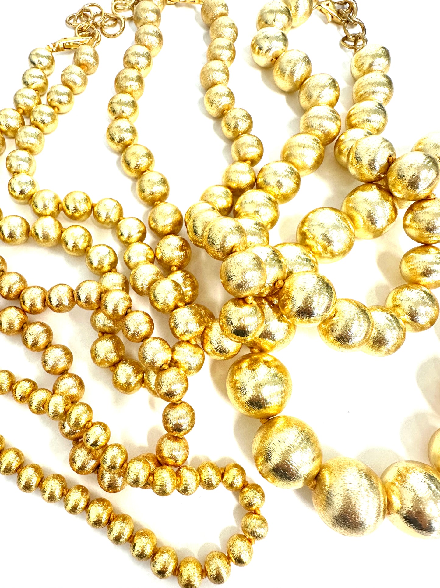 Indian Copper Gold Plated Ball Necklaces