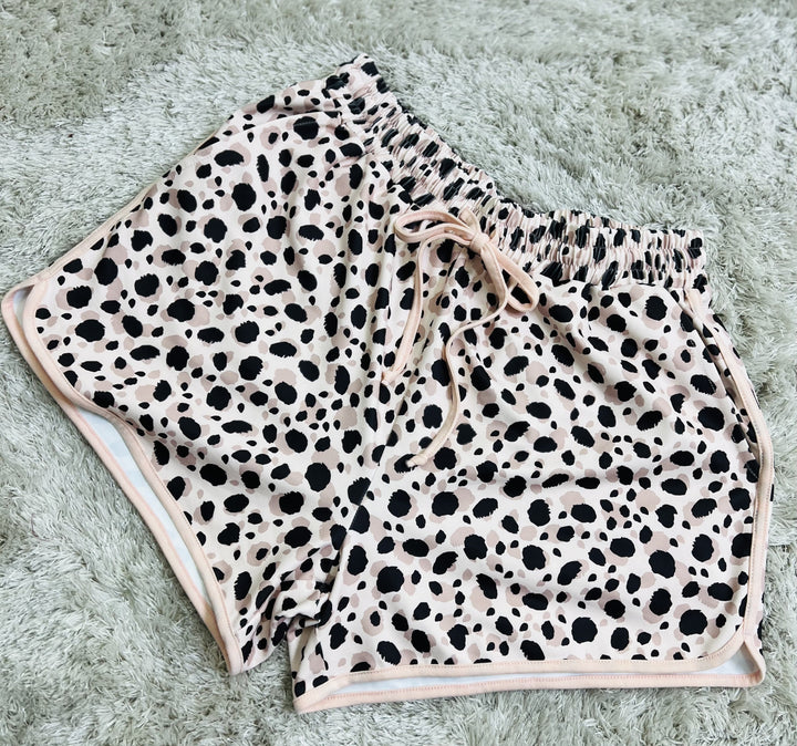 Everyday Shorts-Blush Spotted