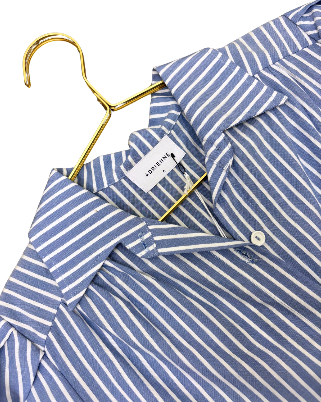 The Denim Stripe Carson Top-AS