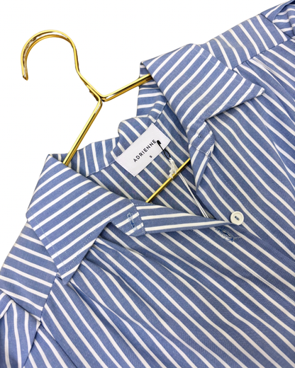 The Denim Stripe Carson Top-AS