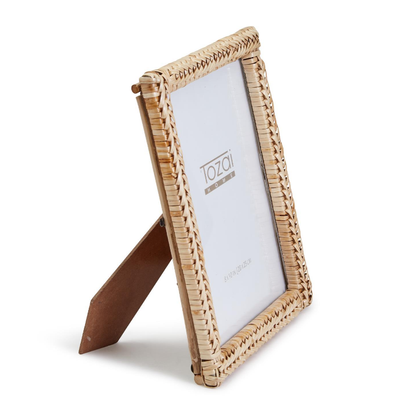 The Woven Rattan Photo Frames