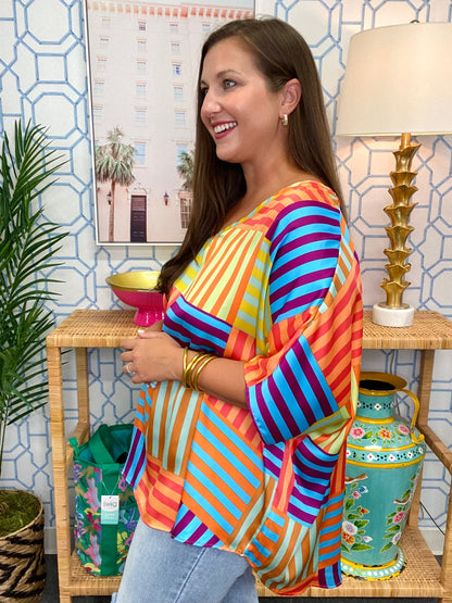 The Game Changer Poncho Top