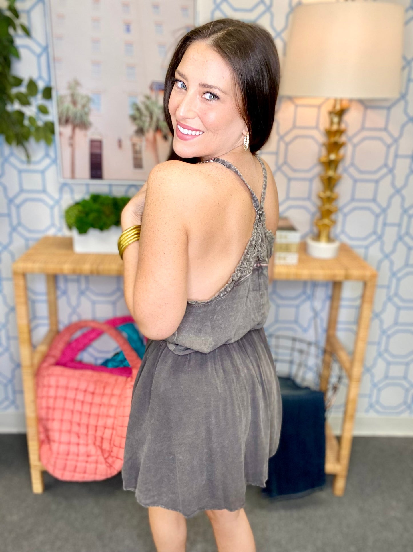 The Lace Inset Tank in 3 Colors