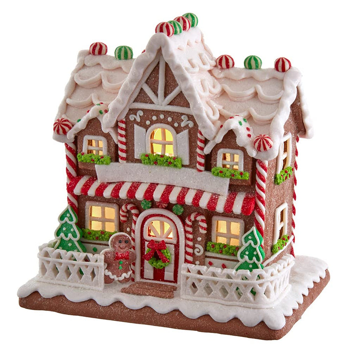9" Light up Gingerbread House
