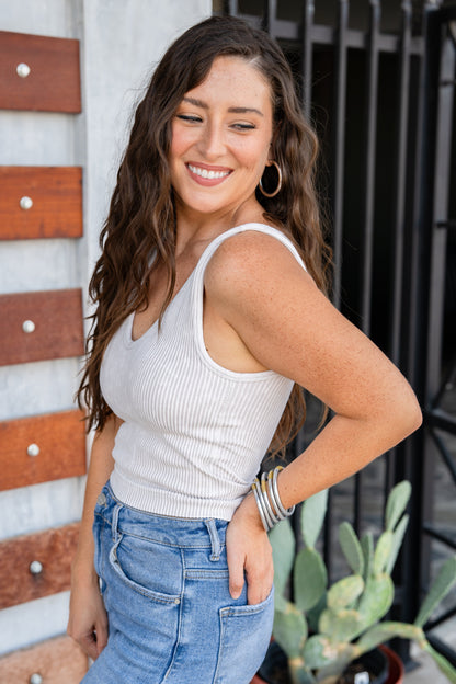 The STEAL Ribbed Tank-15 Colors