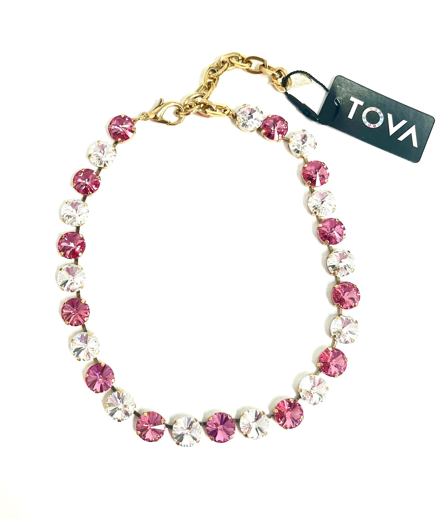 TOVA X PDA Sofia Necklace in Pink