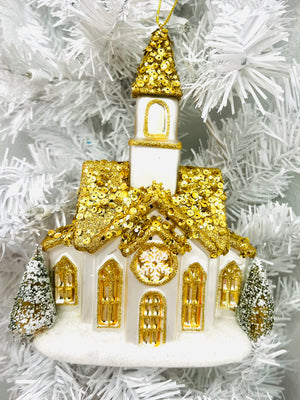 Oversized Church Ornament