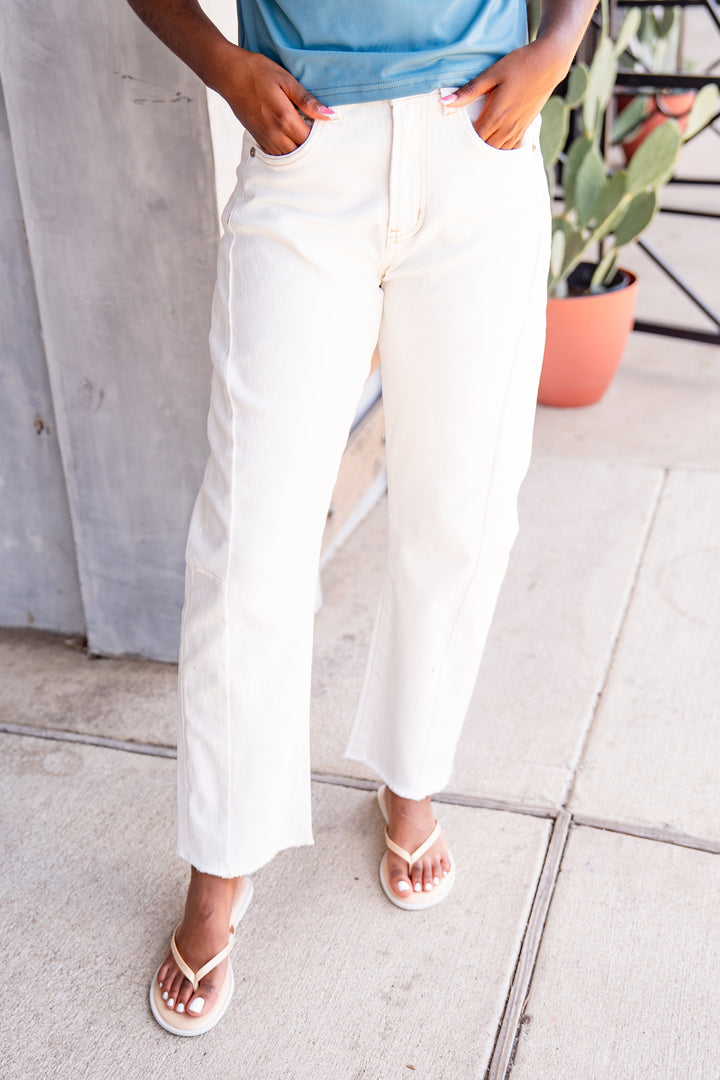 Mica Flour Barrel Jeans