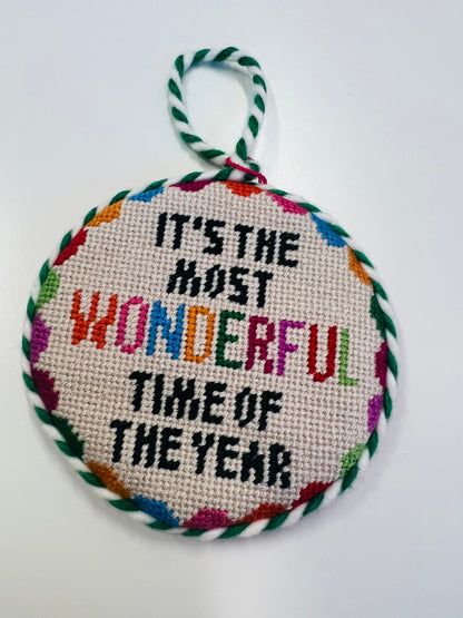 The Needlepoint Ornaments