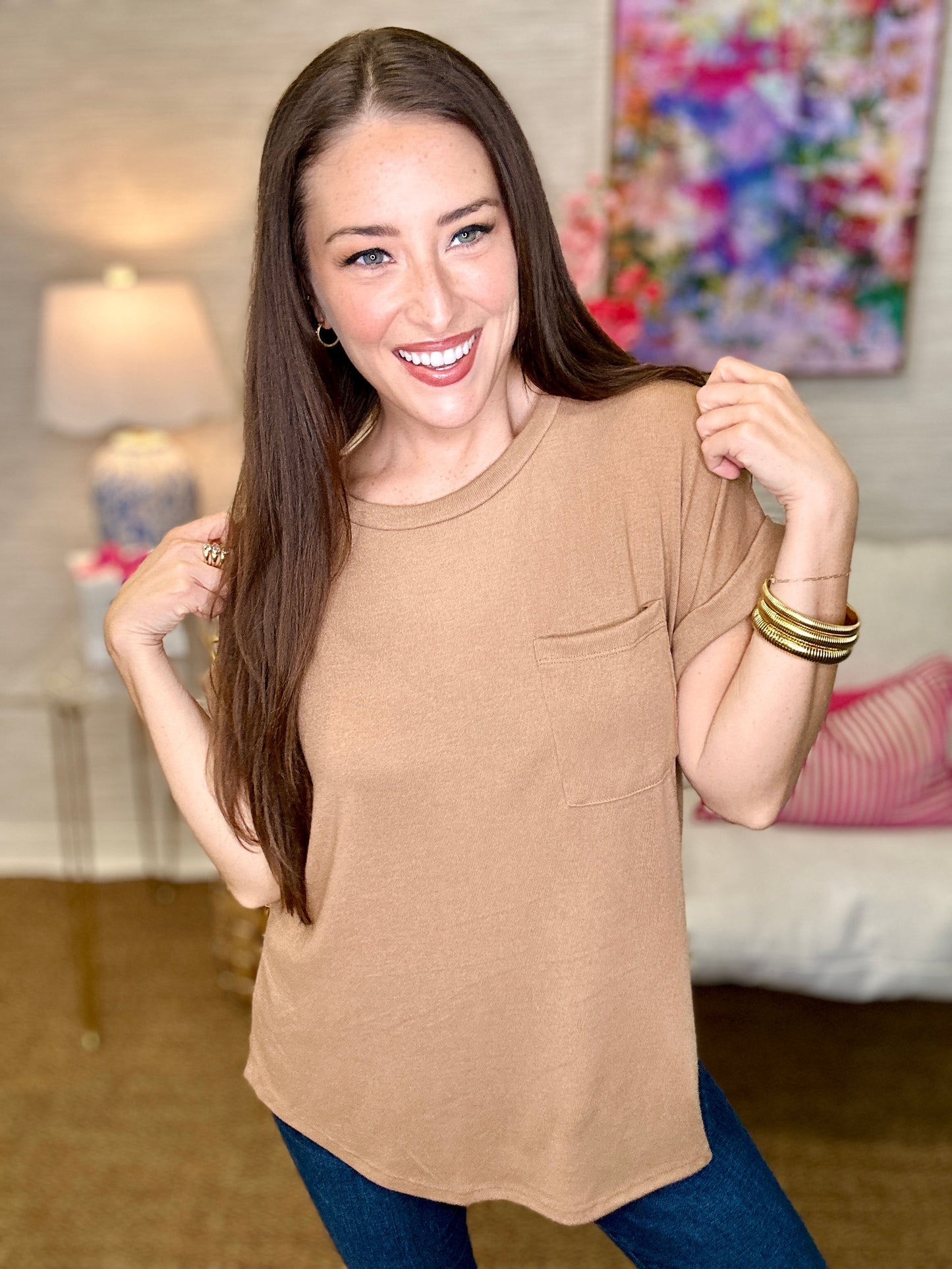 The Solid Pocket Top - 4 Colors/AS