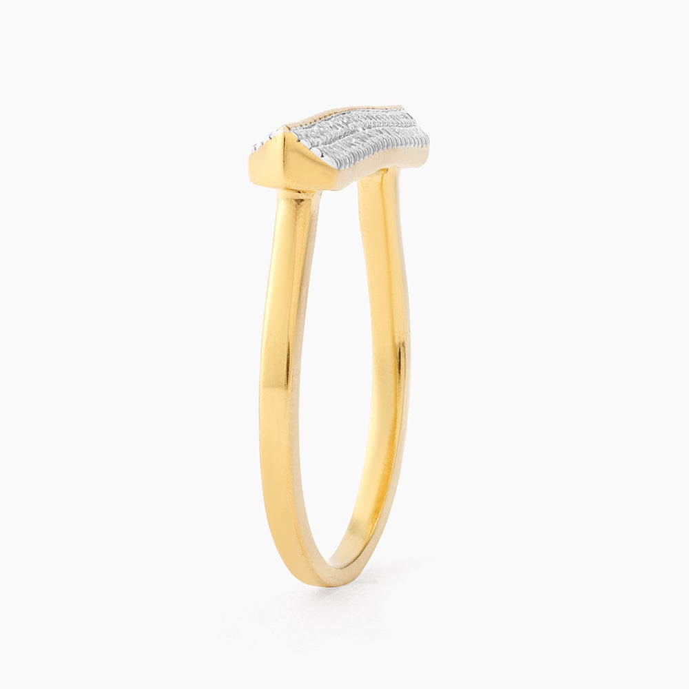 ES Diamond Bar Statement Ring