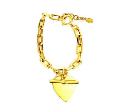 The Heart on Chain Bracelet