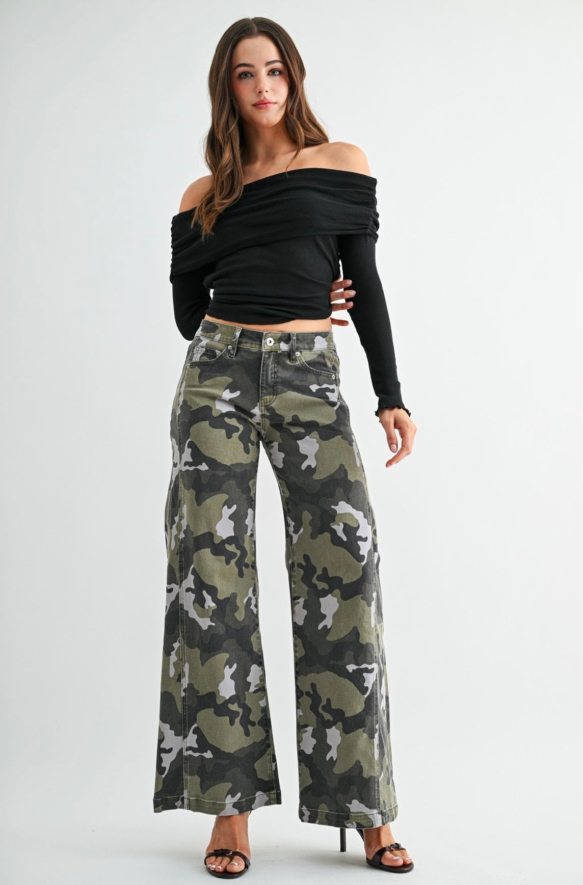 The Mica Camo Axle Jeans