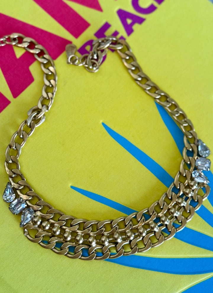 Yochi Triple Row Necklace
