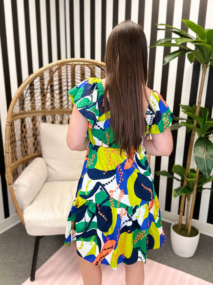 The Poppi Dress in Royal