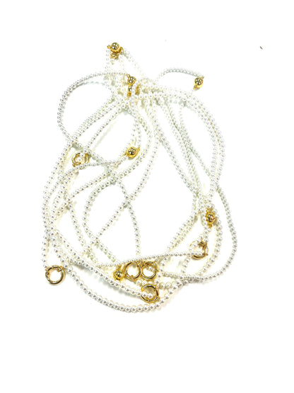 Pearl Magic Charm Bar Necklace