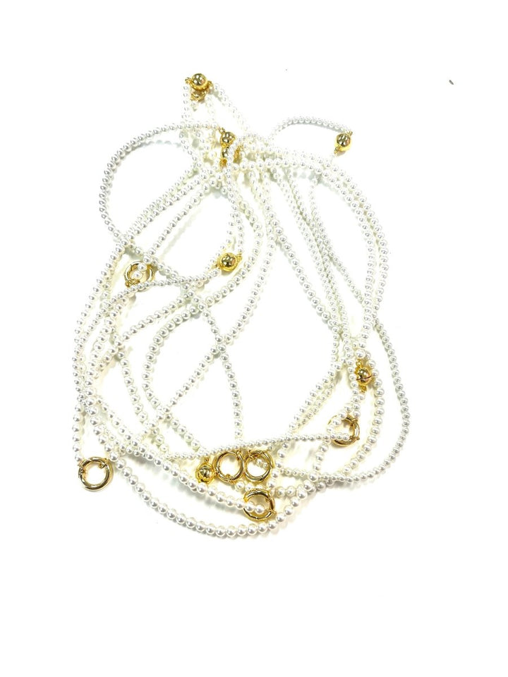 Pearl Magic Charm Bar Necklace