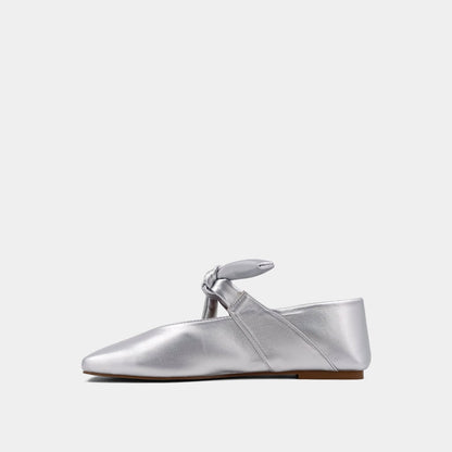 The Silver Antonella Flats