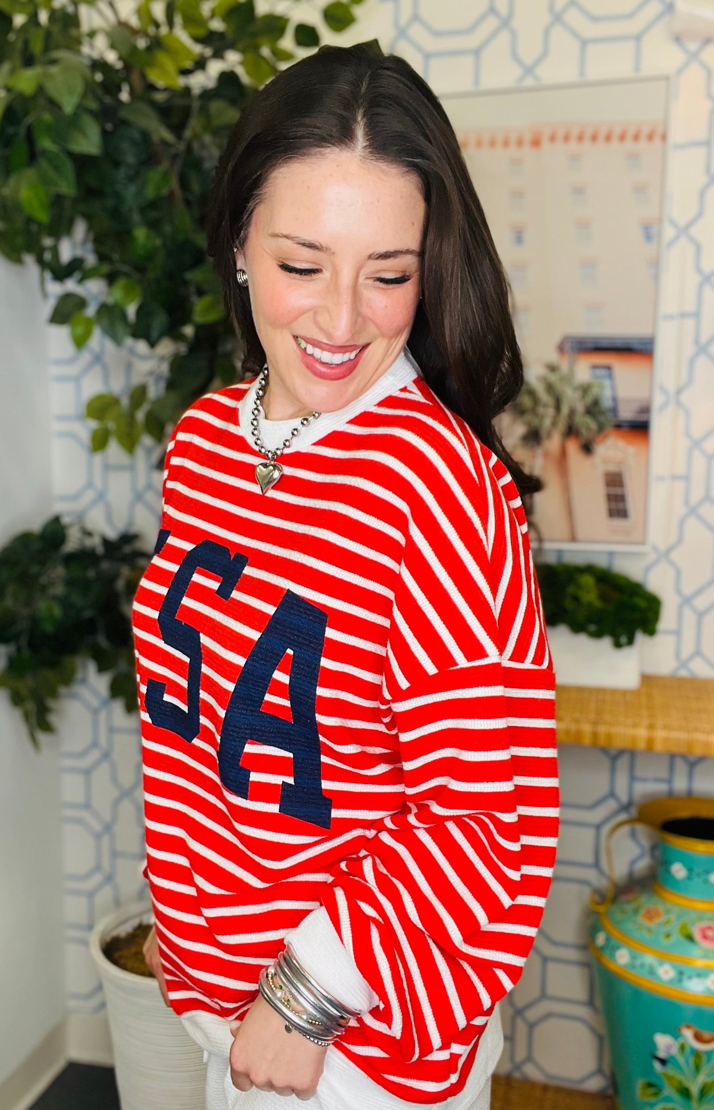 The Honey Knit USA Pullover