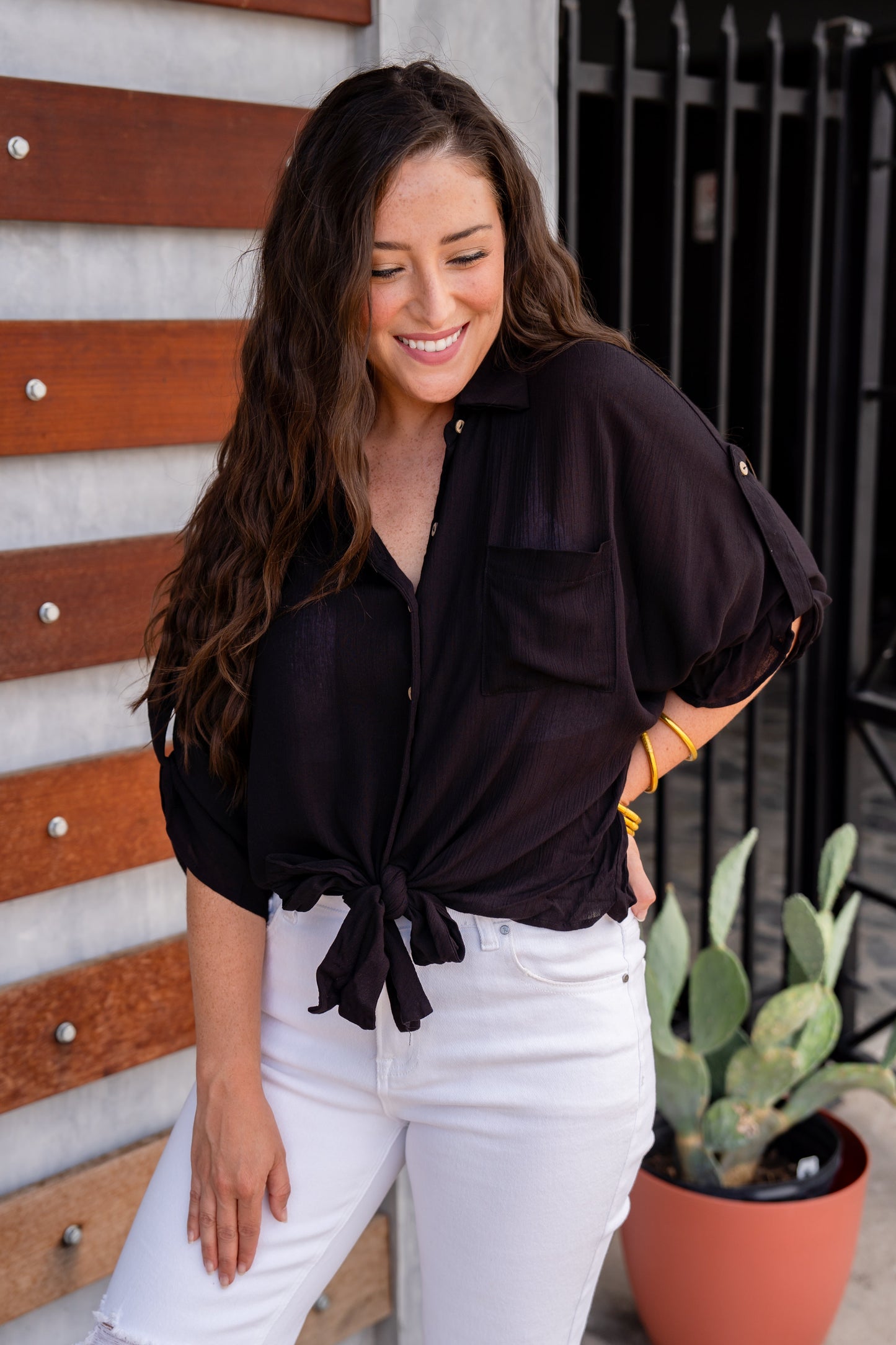 The Geegee Tie Top in 4 Colors/AS