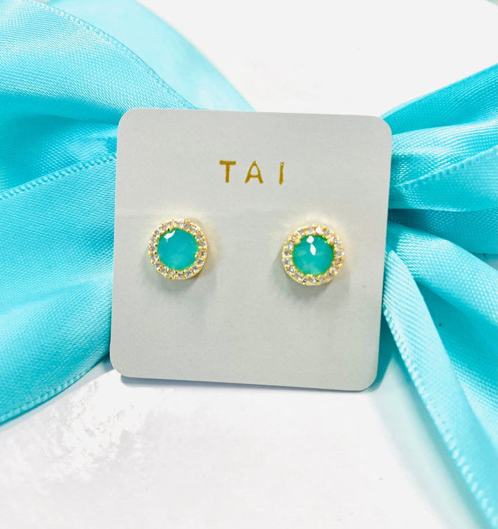 The Tai Mint & CZ Studs