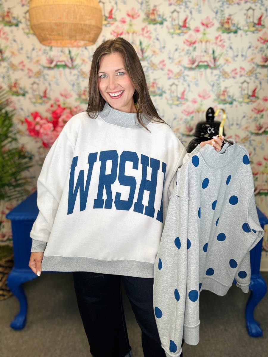 WRSHP 2-Sided Mock Sweatshirt