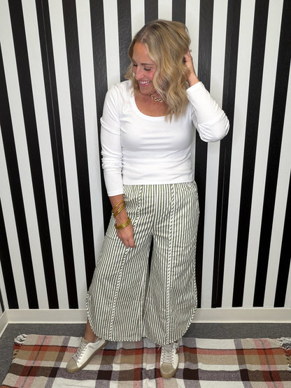 The Loverboy Striped Pants in 6 Colors