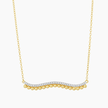 ES Wave of Life Pendant Necklace