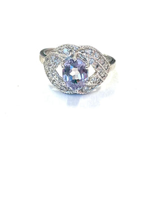 The Swirling Sapphire Ring