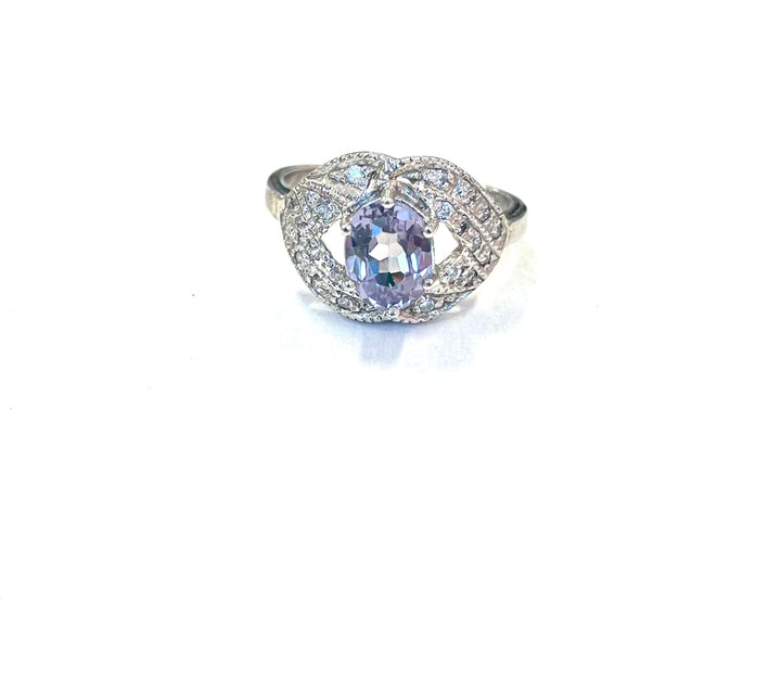 The Swirling Sapphire Ring