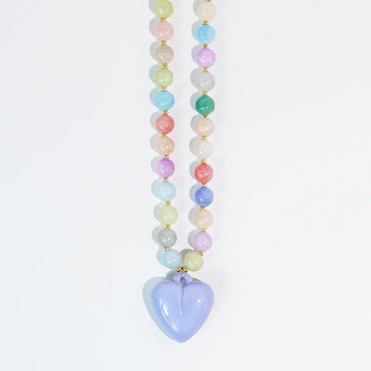 The Happy Colorful Heart Necklace