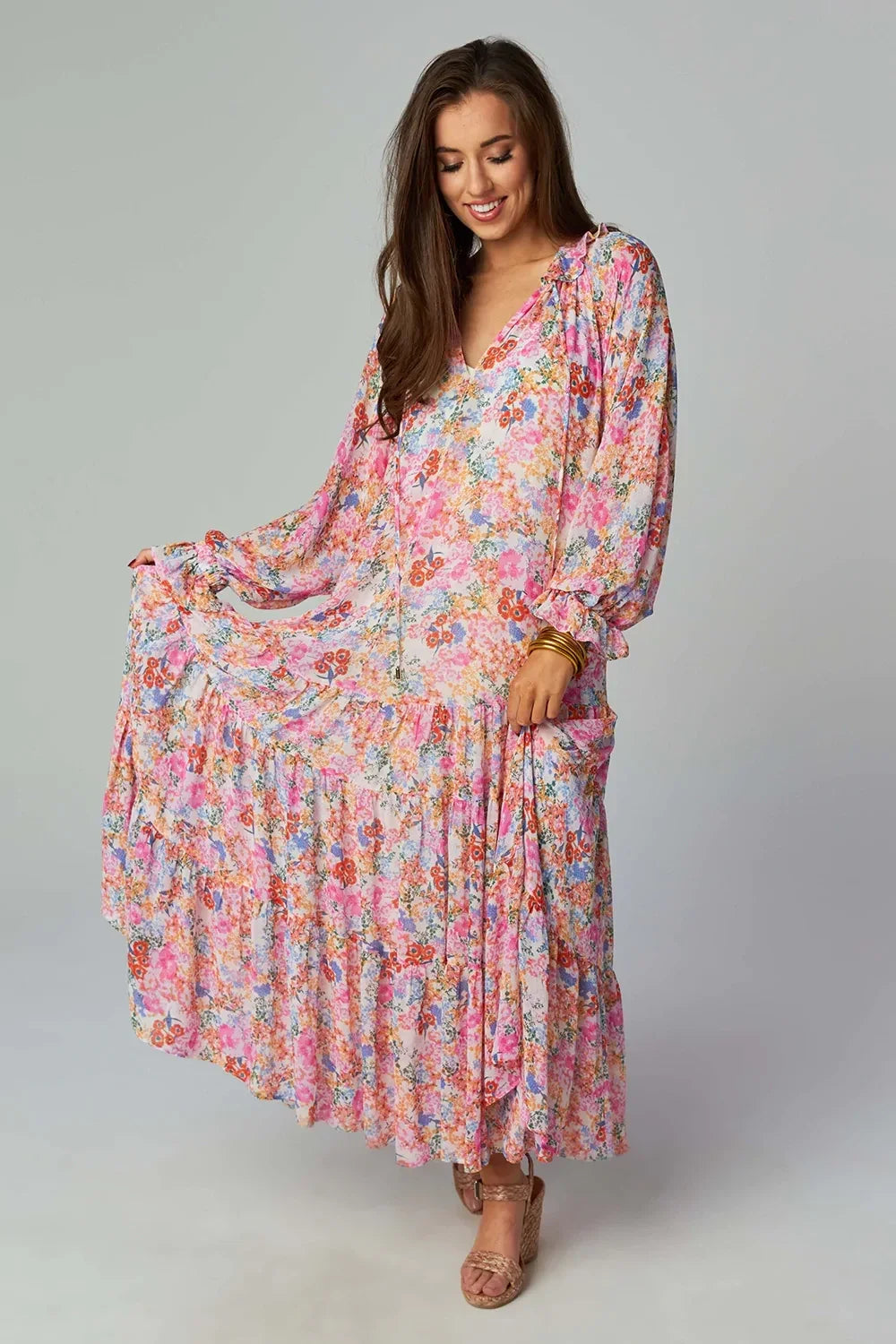 The Greta Flower Patch Dress