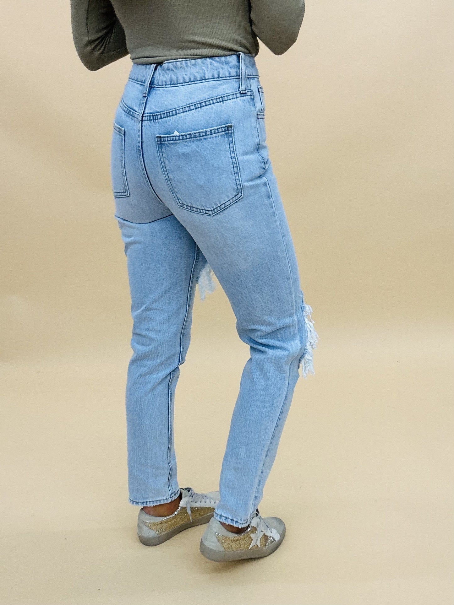 Jelly High-Rise Cutout Jeans