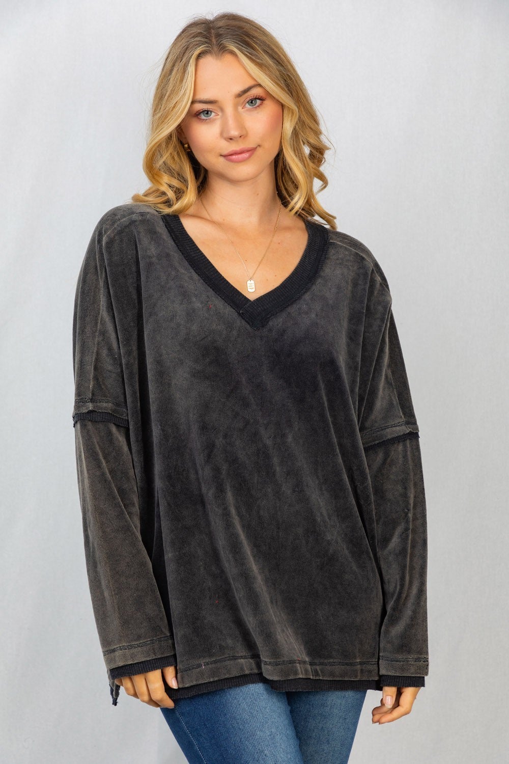 The Velour V Top-AS