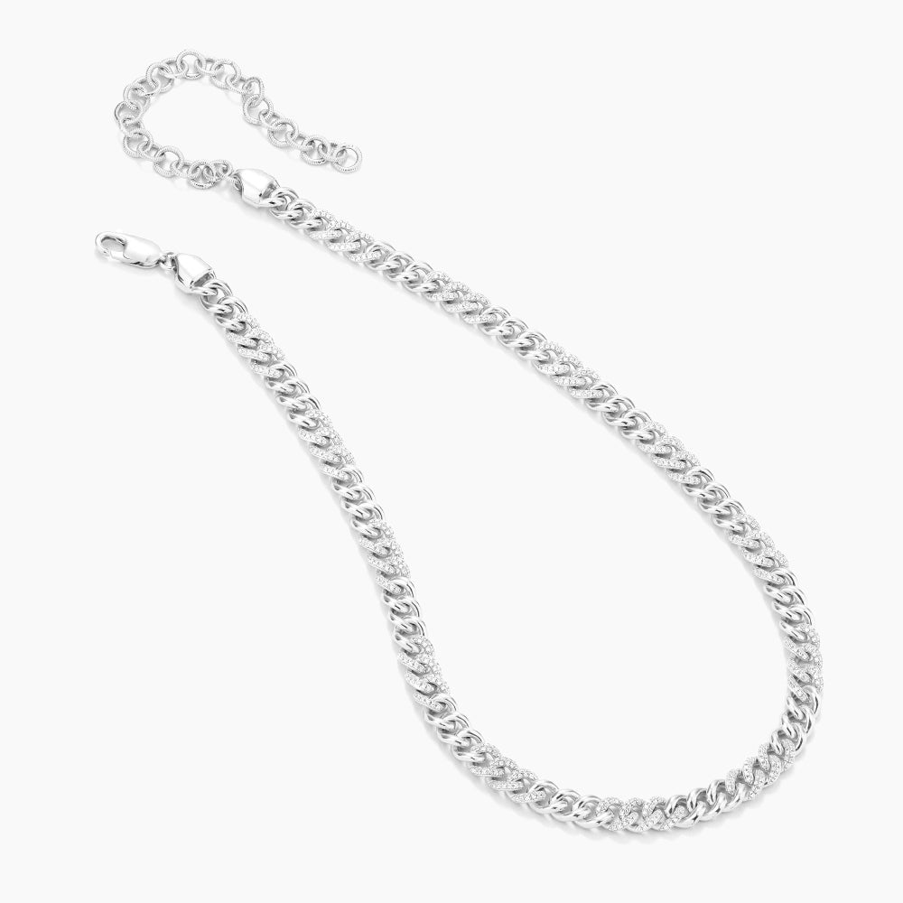 ES Full Link Cuban Pendant Necklace