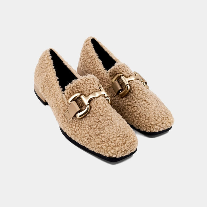 The Beige Therese Loafers