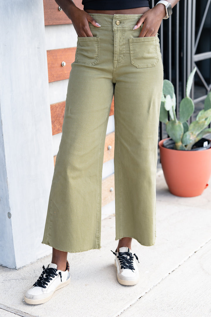 The Olive Carter Cropped Jeans-AS