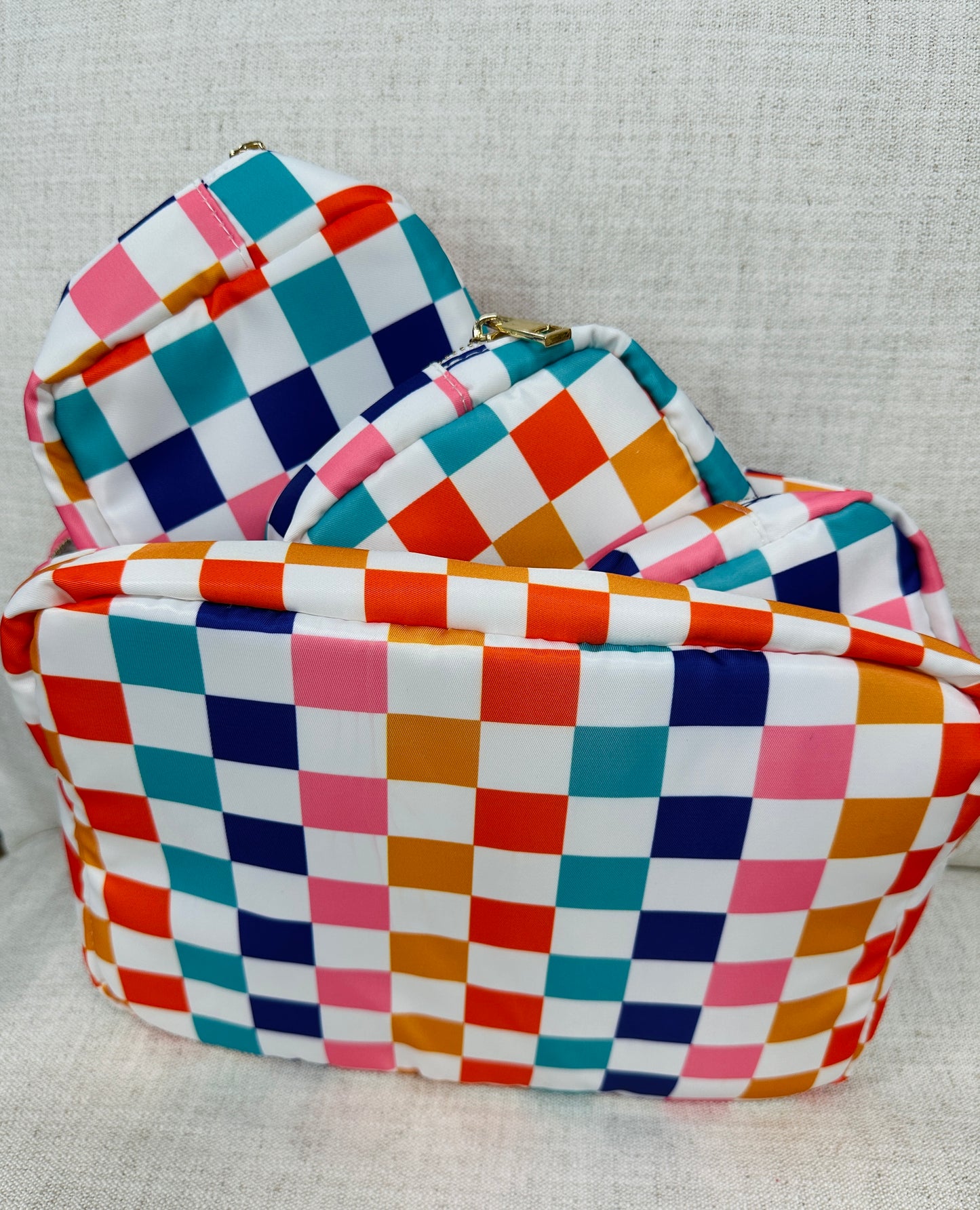 PF Doorbuster-Buckley Bag Set in Multi Check