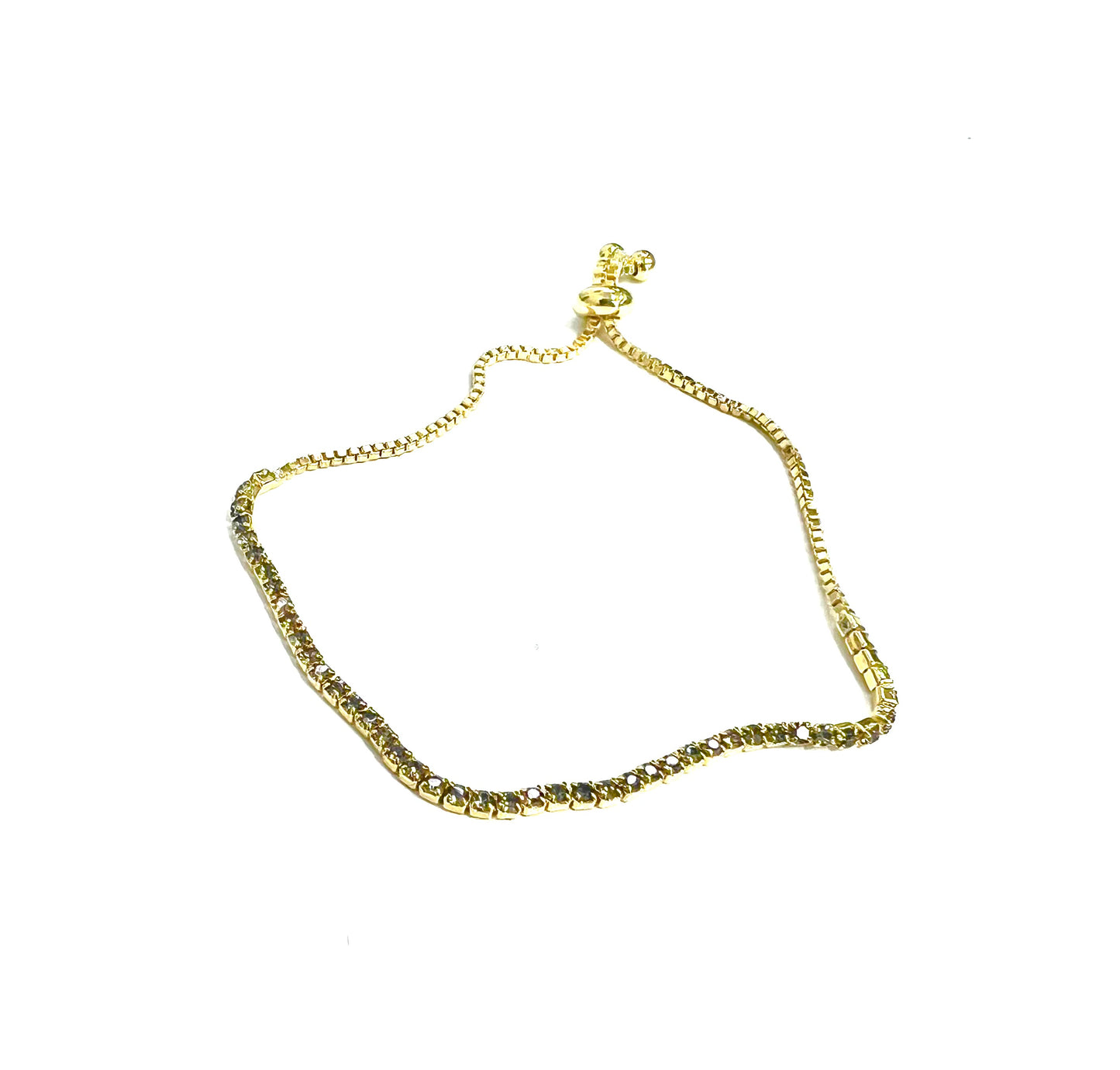 The Toggle Tennis Bracelet-2 Colors