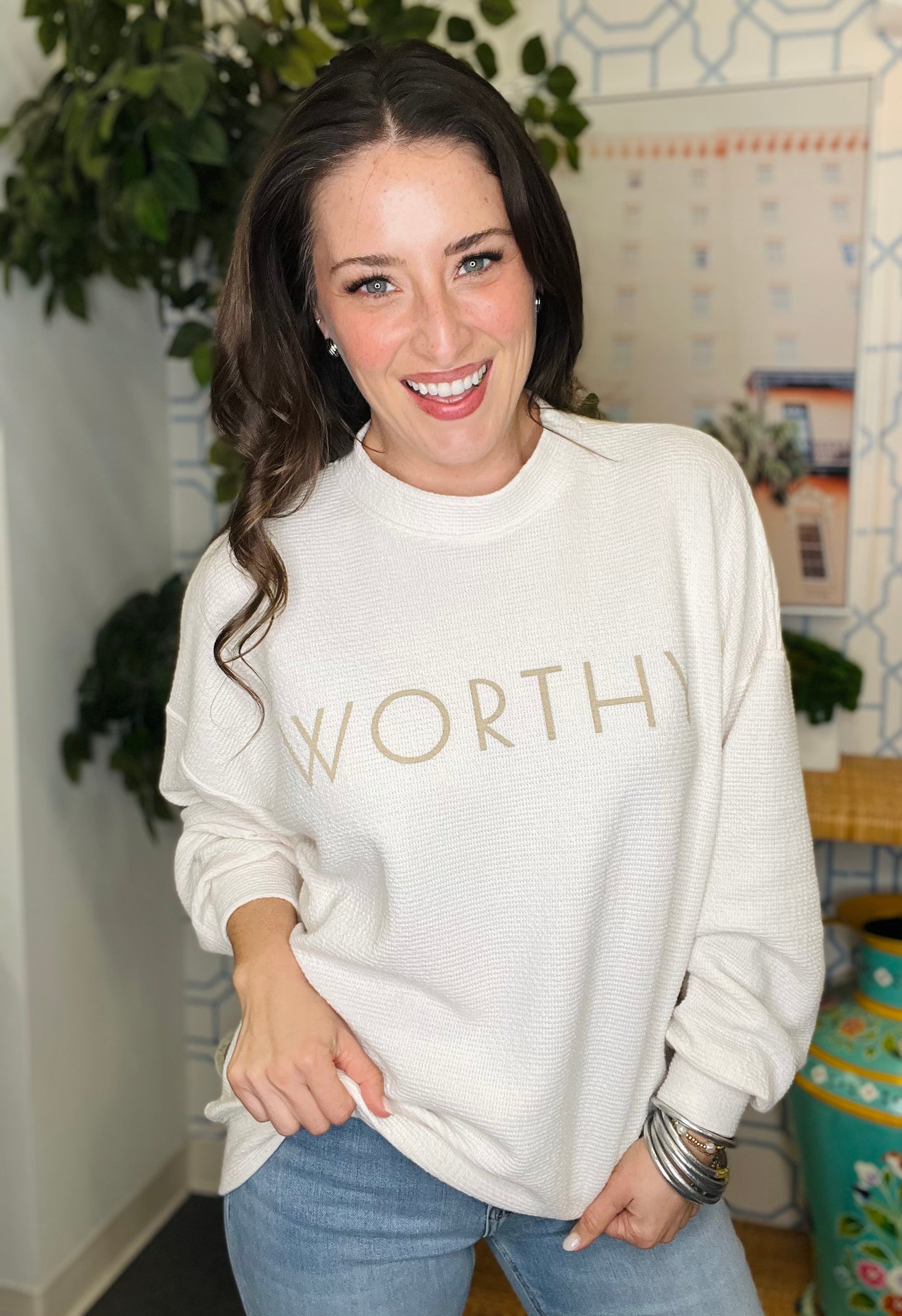 The Honey Knit Worthy Pullover