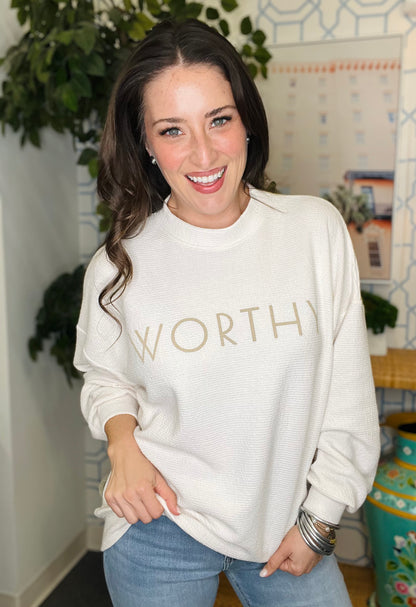 The Honey Knit Worthy Pullover