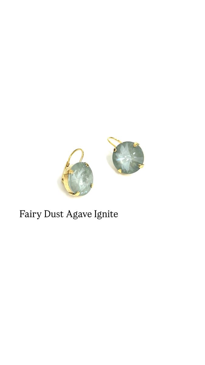TOVA Caitlin Round Earrings