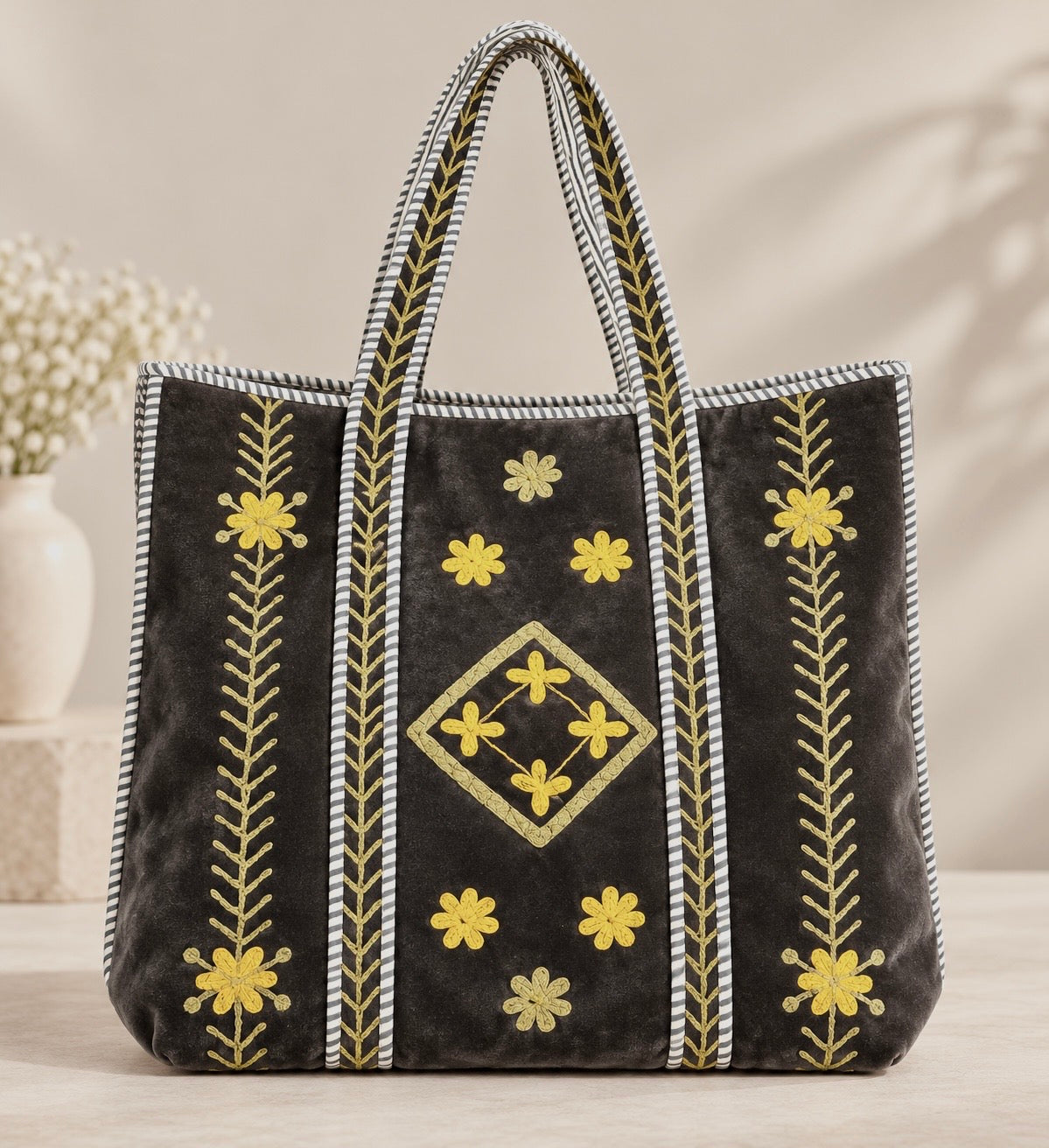 The Pack More Tote in Charcoal